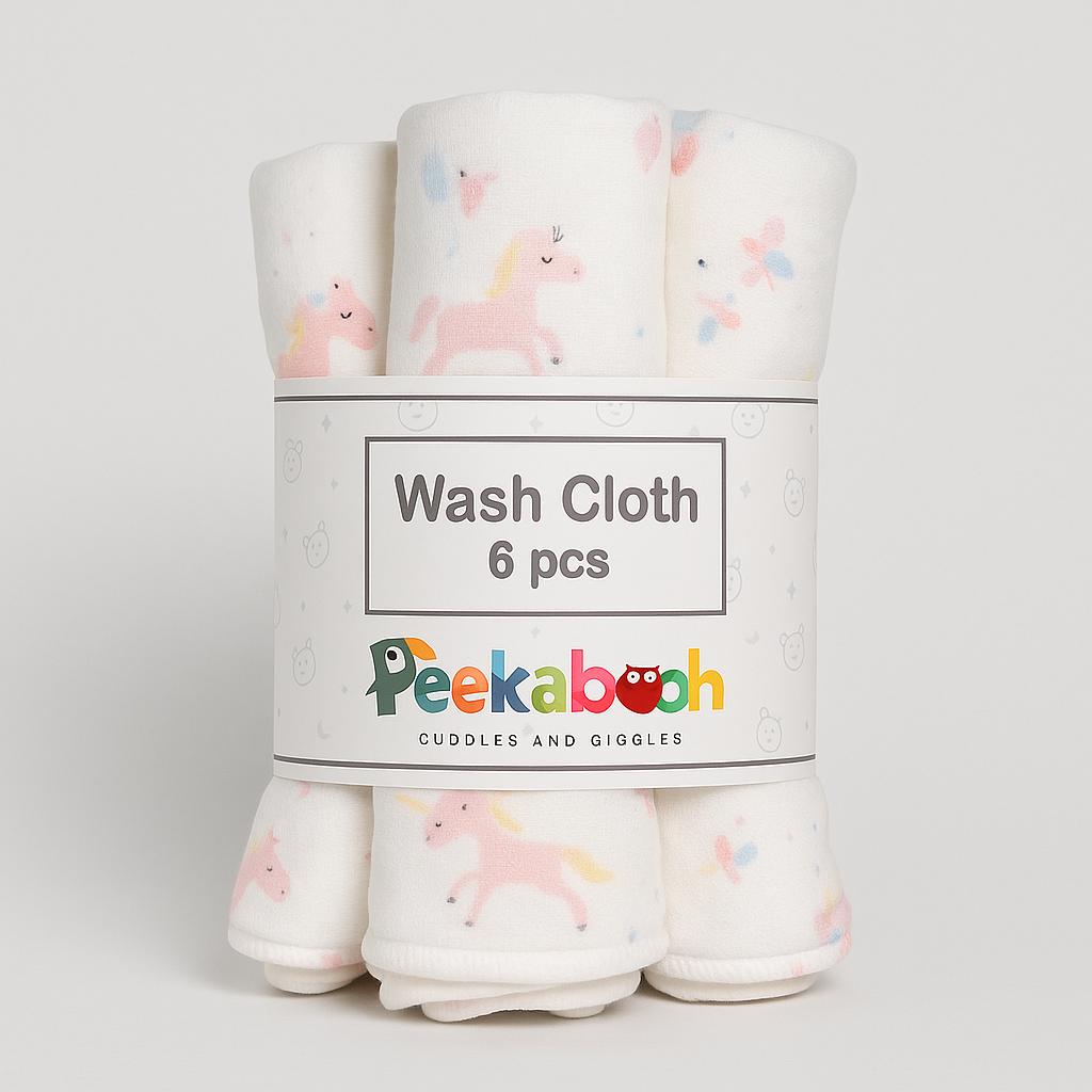 Wash Cloth 6 pcs pack