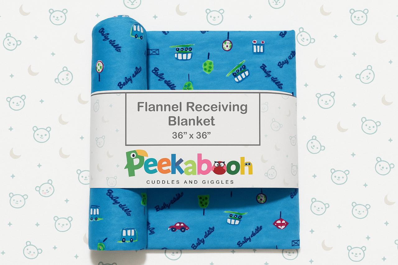 Flannel receiving Blanket (36*36 size)